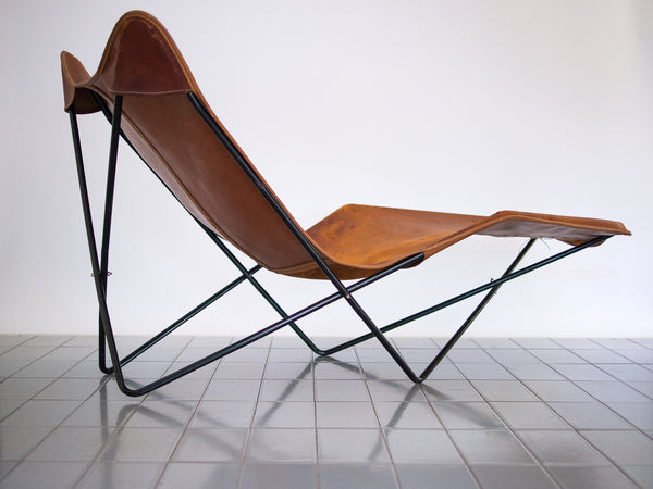 Gaston Girod | Chaise Ferro e Couro
