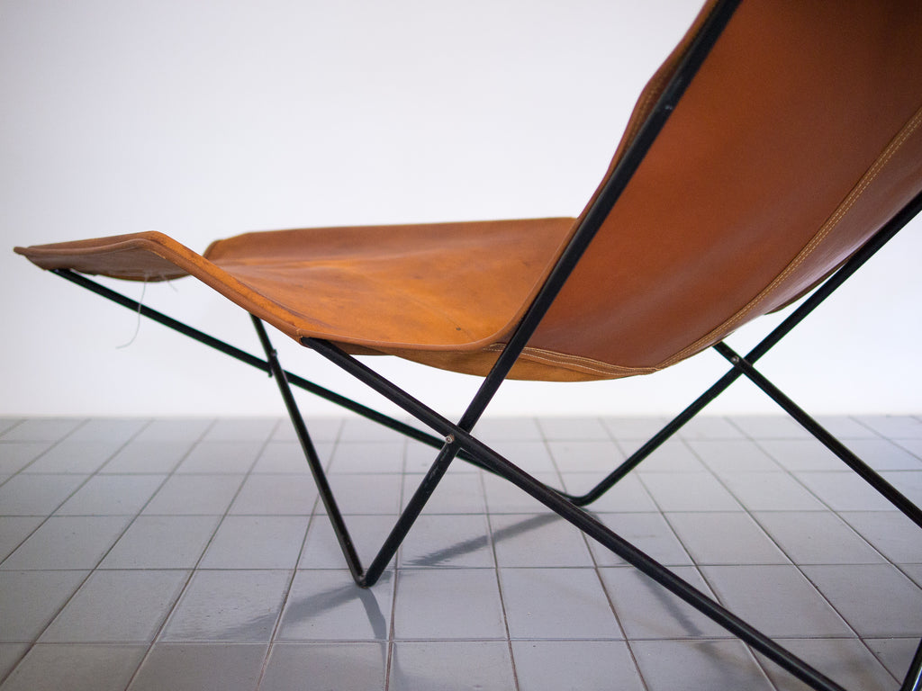 Gaston Girod | Chaise Ferro e Couro