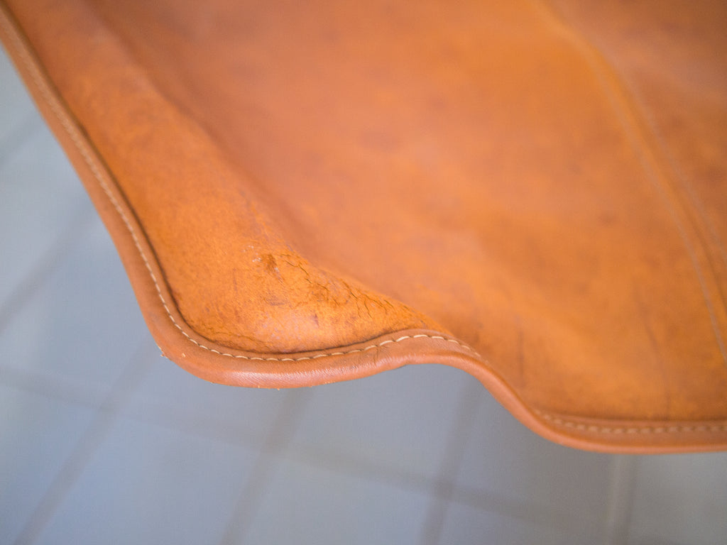 Gaston Girod | Chaise Ferro e Couro