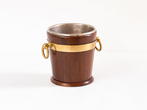 Balde de Gelo em Imbuia e Latão