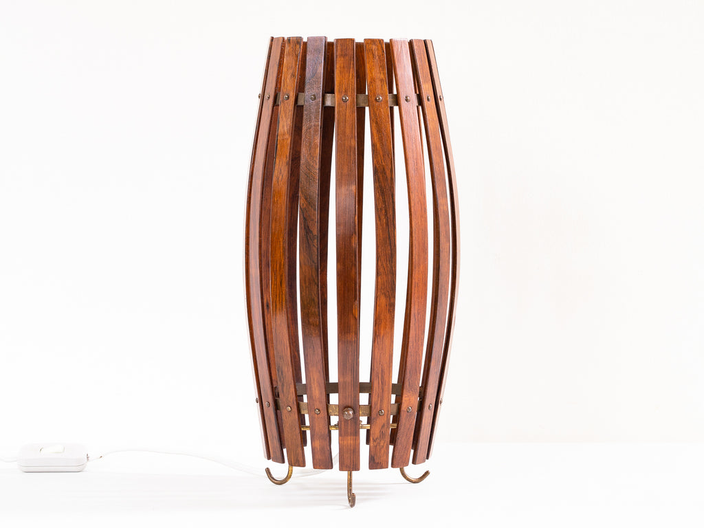 Grande Abajur em Ripas de Jacarandá