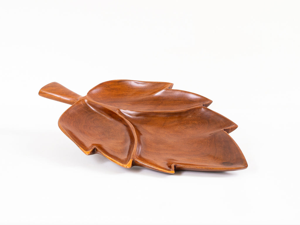 Grande Petisqueira Folha em Madeira