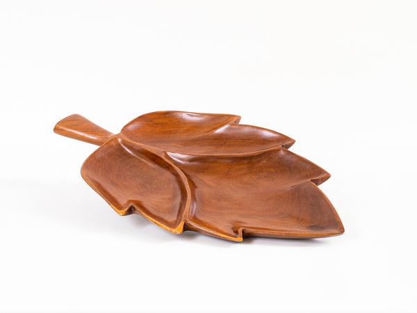 Grande Petisqueira Folha em Madeira