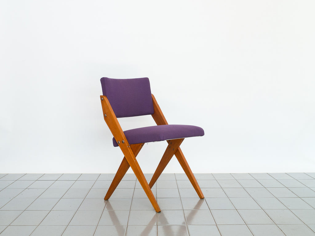 Zanine Caldas | Cadeira Tesoura Roxa