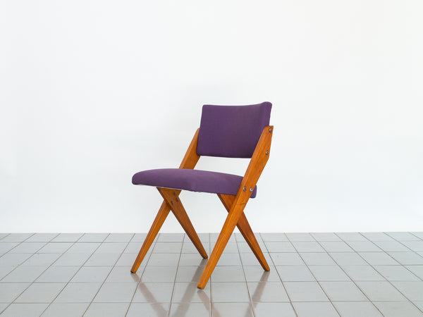 Zanine Caldas | Cadeira Tesoura Roxa