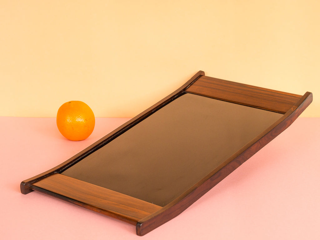 Bandeja Jacarandá Formica Preta