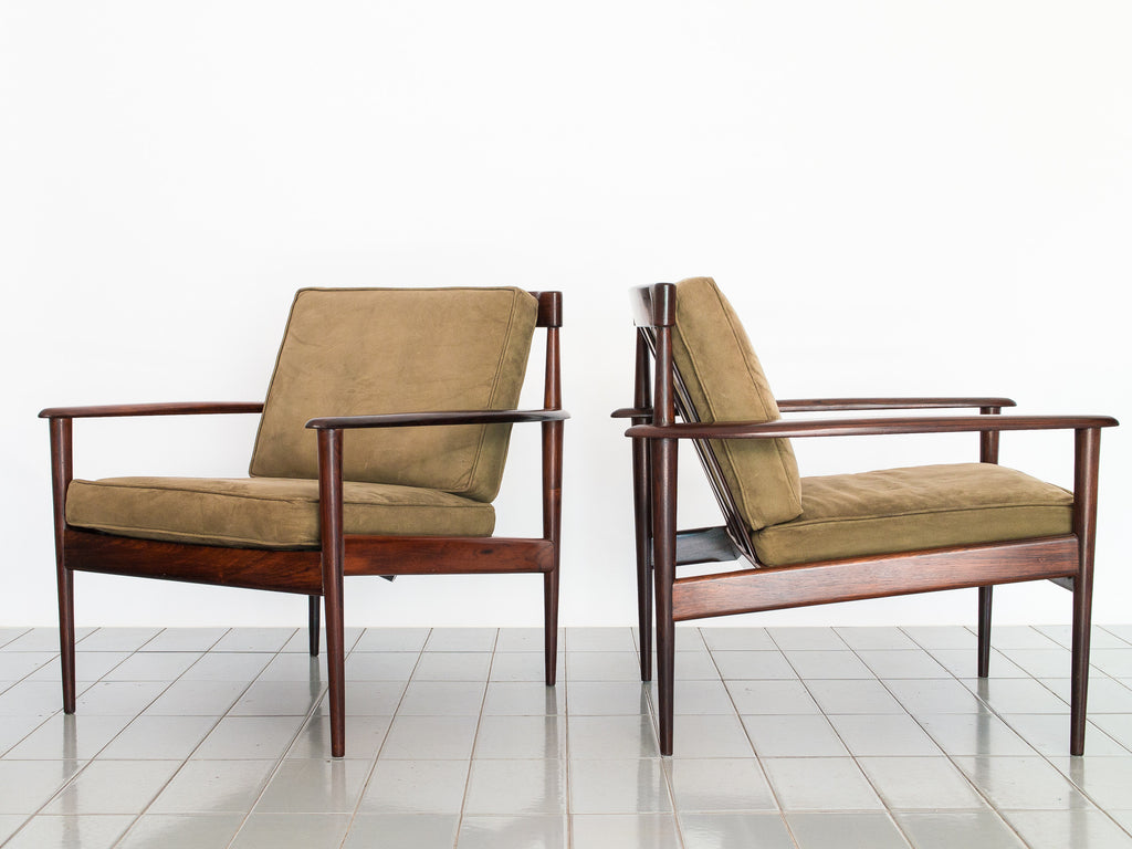 Rino Levi | Par de poltronas em Jacarandá