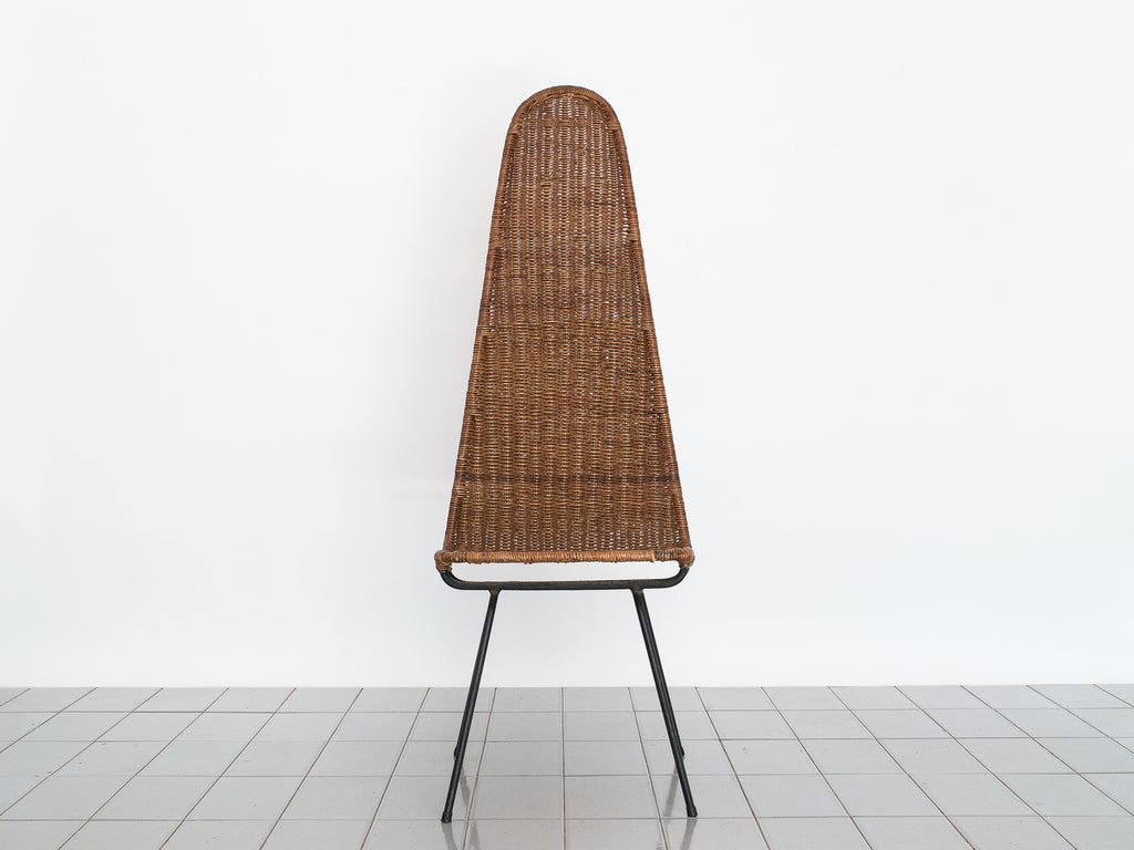 Carlo Hauner & Martin Eisler | Set de 04 Cadeiras em Junco Espaldar Alto