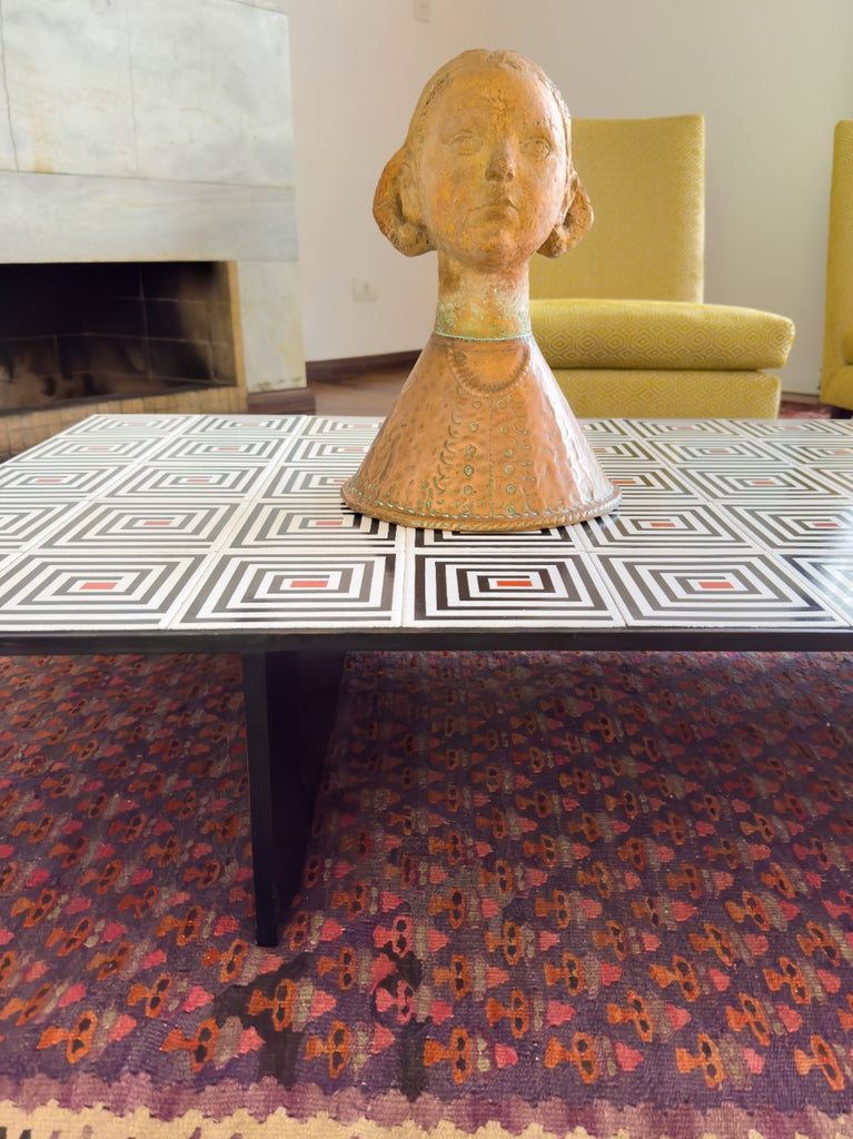 Joaquim Tenreiro |  Mesa de Centro com Tampo de Azulejos