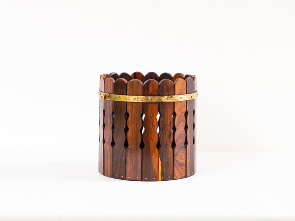 Cachepô em Ripas de Jacarandá